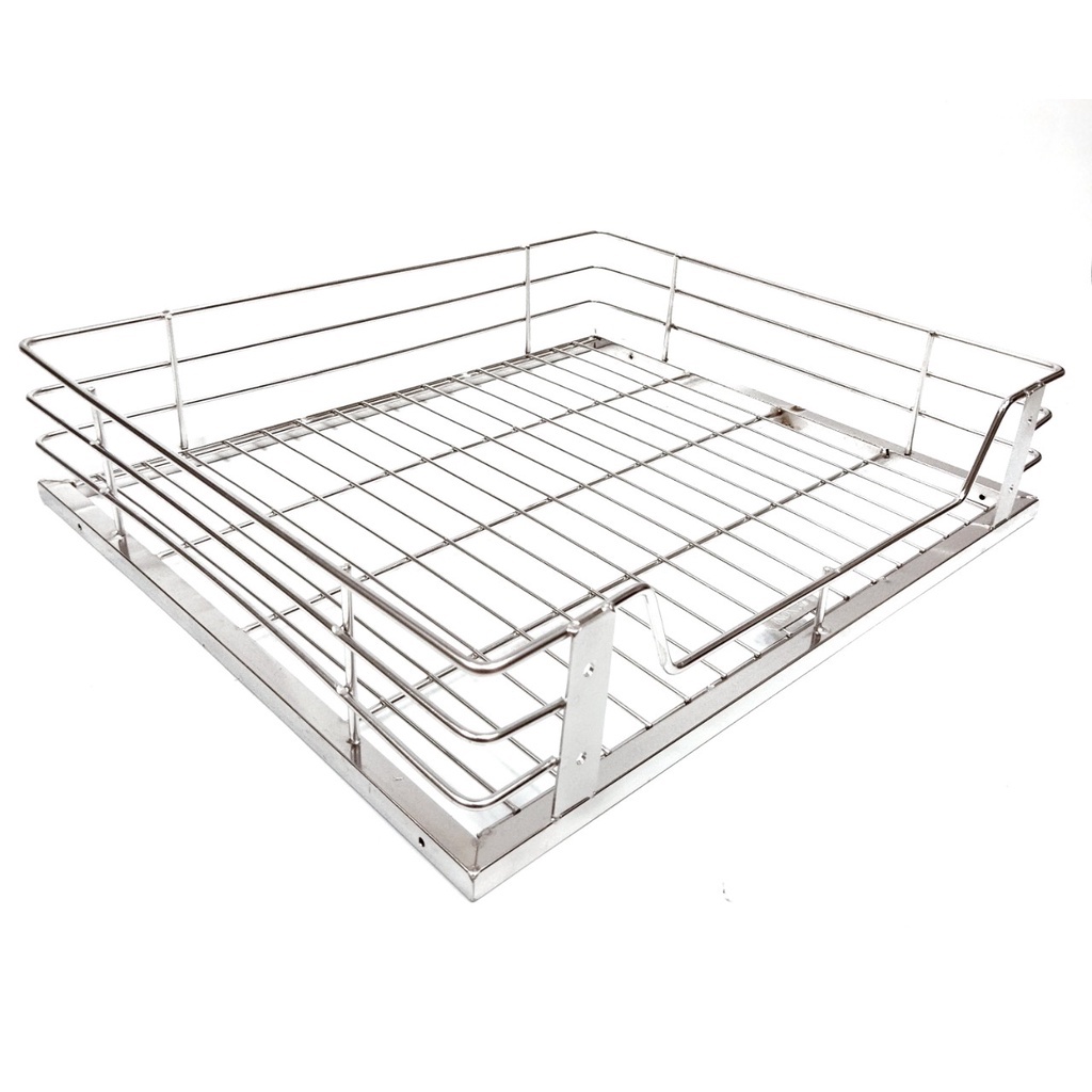 Giá Để Xoong Nồi Inox Kéo Ra Đẩy Vào Tiện Lợi