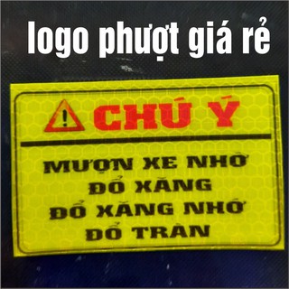 LOGO CẢNH BÁO PHẢN QUANG TEM CẢNH BÁO