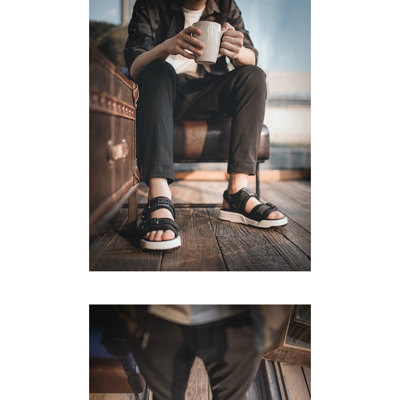 Dép quai ngang MADEN phong cách hàn quốc thời trang mùa hè cao cấp cho nam