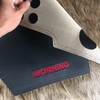 Morning, Thảm taplo Kia Moning 2015 - 2020 chất liệu Da vân carbon cao cấp
