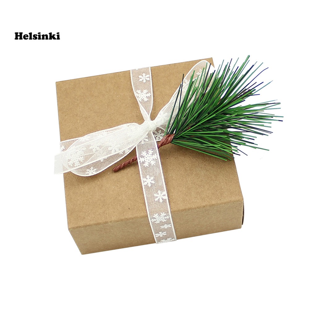 Set 10 Nhánh Cây Thông Giả Trang Trí Giáng Sinh