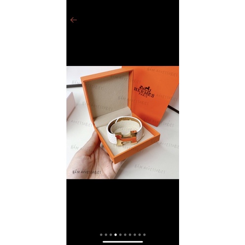 Lắc Tay Da Chữ H , Phụ Kiện Hot Tren Cao cấp - Hari Korea Accessories