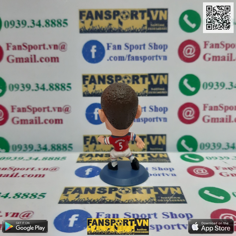 Tượng Szczesny Vermaelen Koscielny Arteta cầu thủ bóng đá Arsenal home 2012 2013 2014 soccerstarz