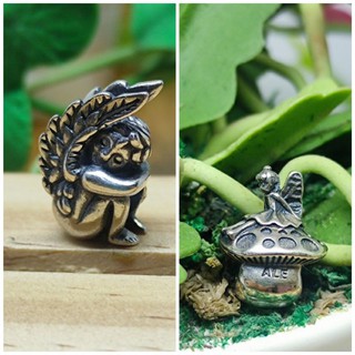 Charm bạc 925 tiên nấm, thiên thần ngủ