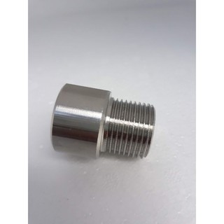 Đầu nối van điện với bình co2 ren ngoài g5/8, ren trong 22*1.5-diy.vn