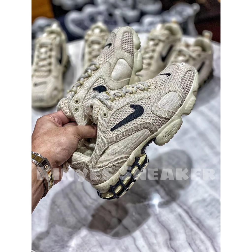 Giày NK Air Zoom Spiridon Cage 2 Stussy Fossil