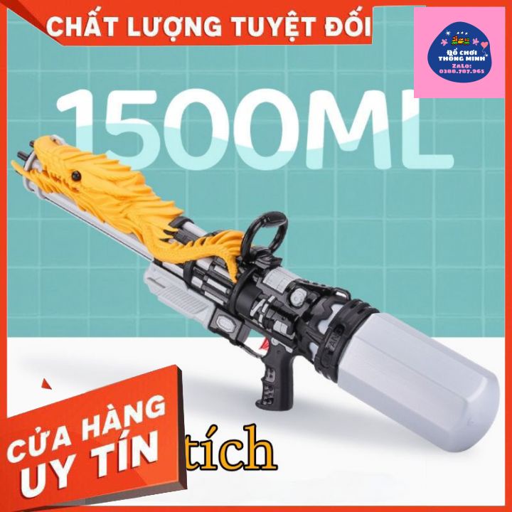 [QUÀ TẶNG] Súng bắn nước áp lực phiên bản đầu rồng, súng nước siêu hot năm 2021.