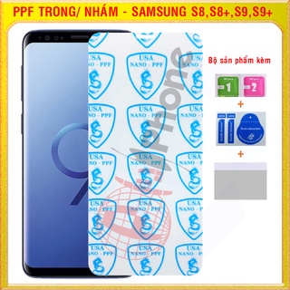 Dán dẻo ppf loại trong và nhám cho mặt trước, sau samsung s8, s8 plus , s9, s9 plus