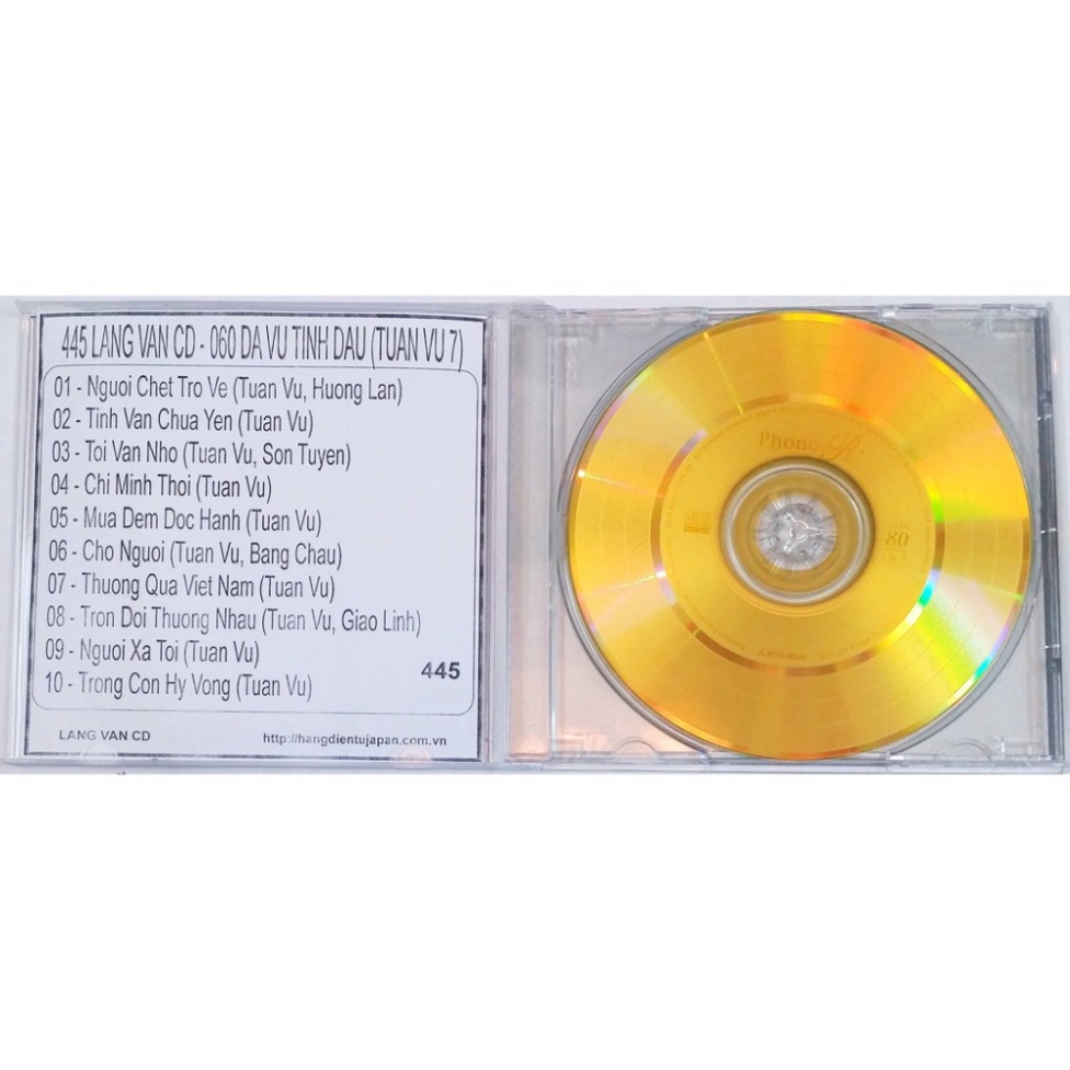 Bộ 8 CD ca sĩ Tuấn Vũ