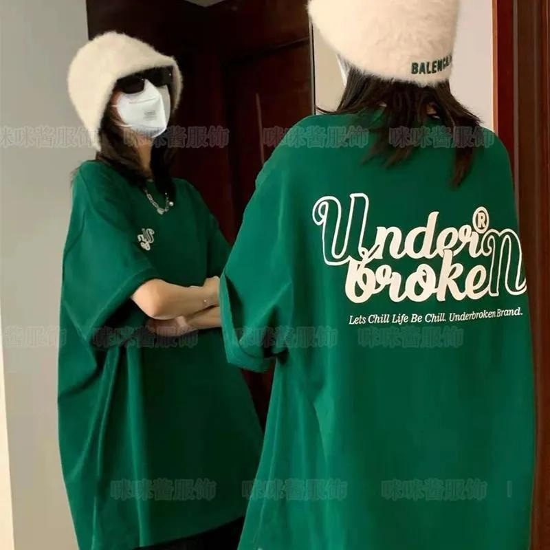 Áo Thun Tay Ngắn Dáng Rộng Thiết Kế Mới Thời Trang Mùa Hè Theo Phong Cách Hàn Quốc Cho Nữ