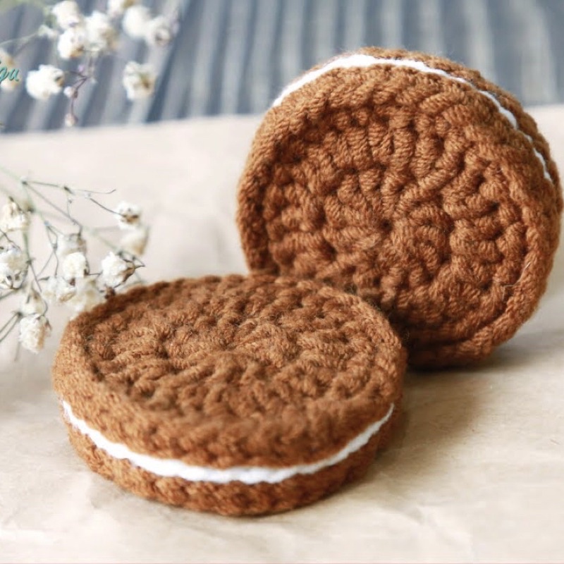Móc Khoá Bánh Kem Bằng Len, Quà Tặng Handmade