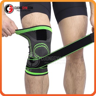 Băng xỏ bảo vệ đầu gối có đai quấn CGA-206 nhập khẩu đàn hồi, thoáng khí