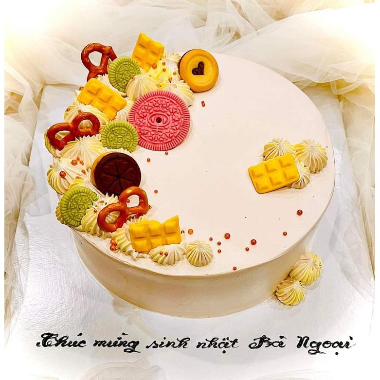 Bánh quy hình gạch trang trí bánh gói 180g | BigBuy360 - bigbuy360.vn