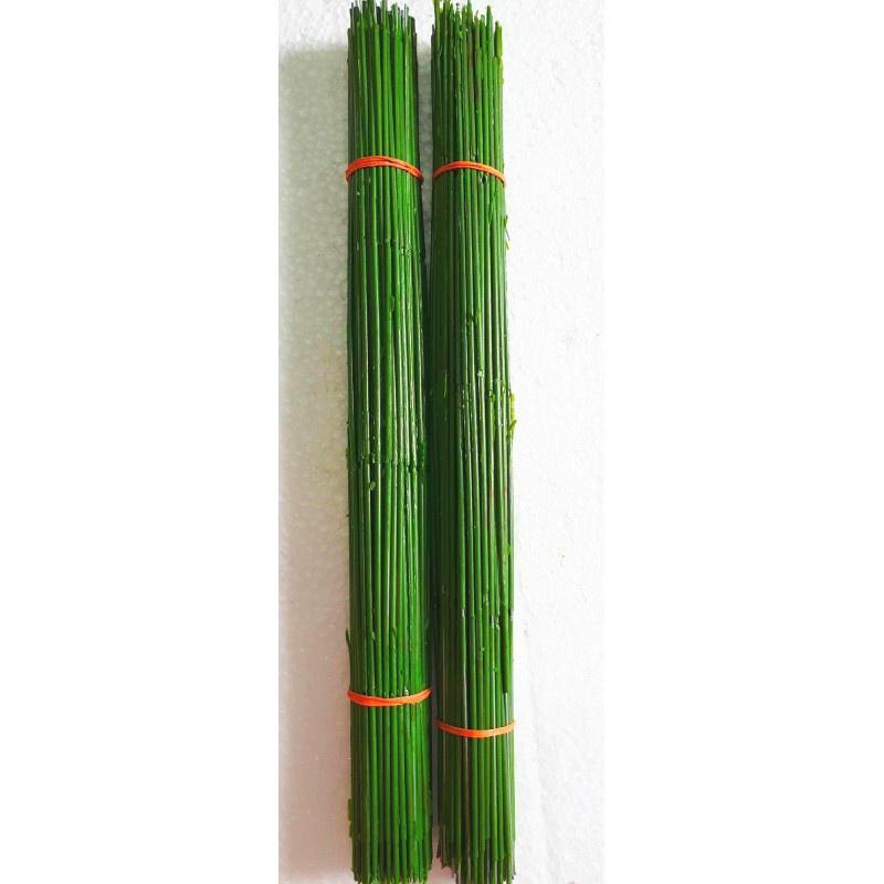 Cành kẽm làm hoa giả, bọc nhựa  cắm thân hoa hồng sáp, giấy nhún phụ kiện handmade Pinky shop mã CKLH1