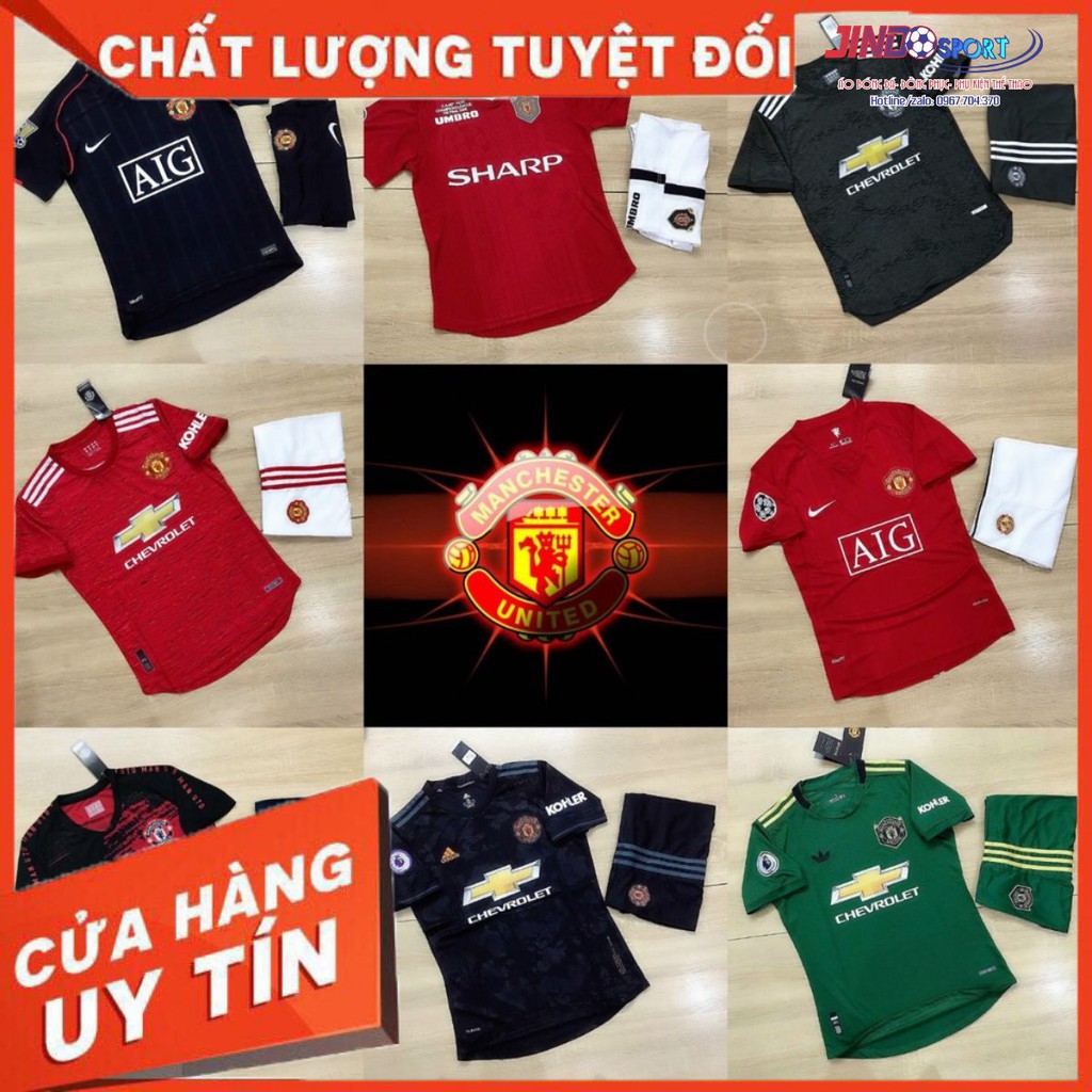 Áo Bóng Đá CLB MU Vải Super Thái Nhiều Mẫu huyền thoại
