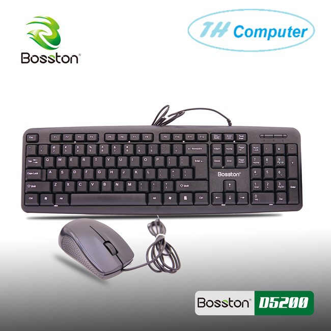 Combo Chuột và bàn phím Bosston D5200 USB