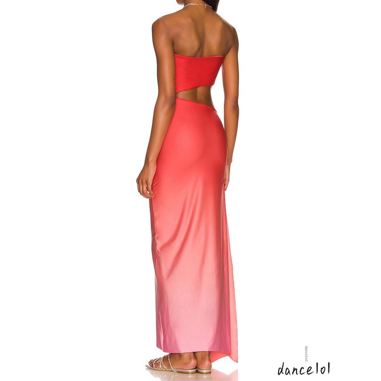 Đầm Dài Không Tay Hở Lưng Quyến Rũ Hợp Thời Trang 1O1