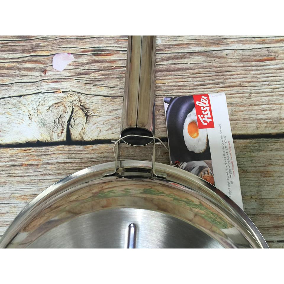 CHẢO FISSLER INOX CRISPY STEELUX PREMIUM 28 CM