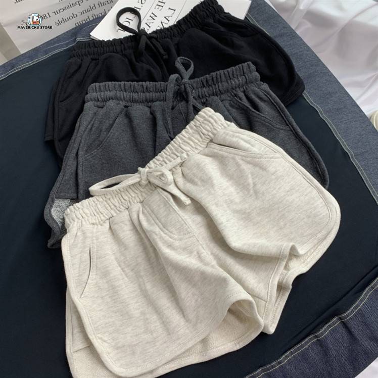 Quần short thể thao ống rộng phong cách Hàn Quốc cho nữ