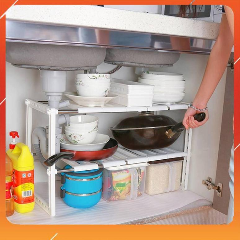 Kệ gầm bếp chứa đồ đa năng