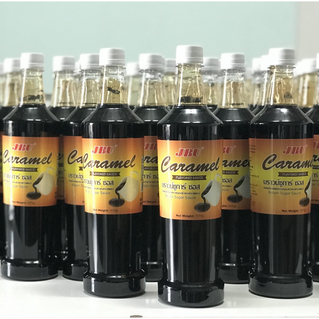 Sốt Caramel Đường nâu  (Syrup Đường Nâu- syrup đường đen)