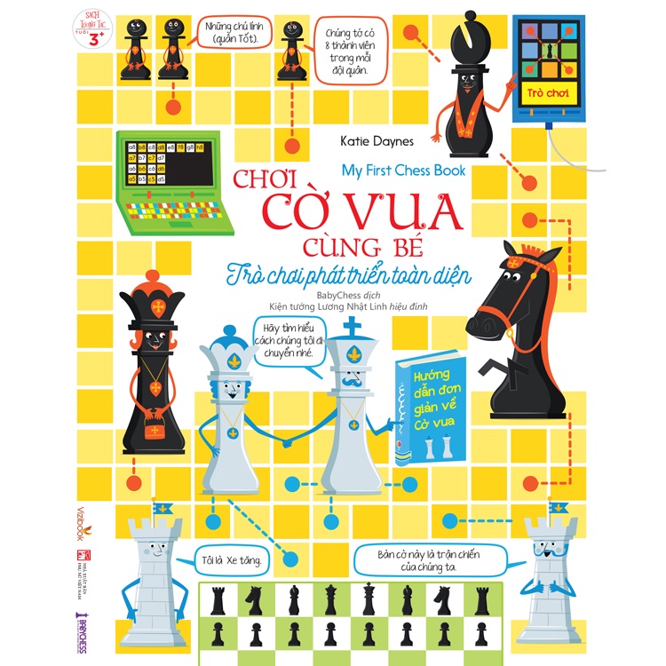 Sách - Chơi cờ vua cùng bé - Trò chơi phát triển toàn diện