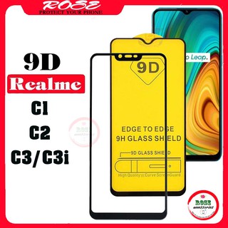 Kính cường lực Realme C2/ C3/ C1 - Full màn hình và Trong suốt - 9D-9H