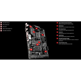 MAIN MSI B450 TOMAHAWK MAX | Socket AM4 ( BOX -BH 36 Th )