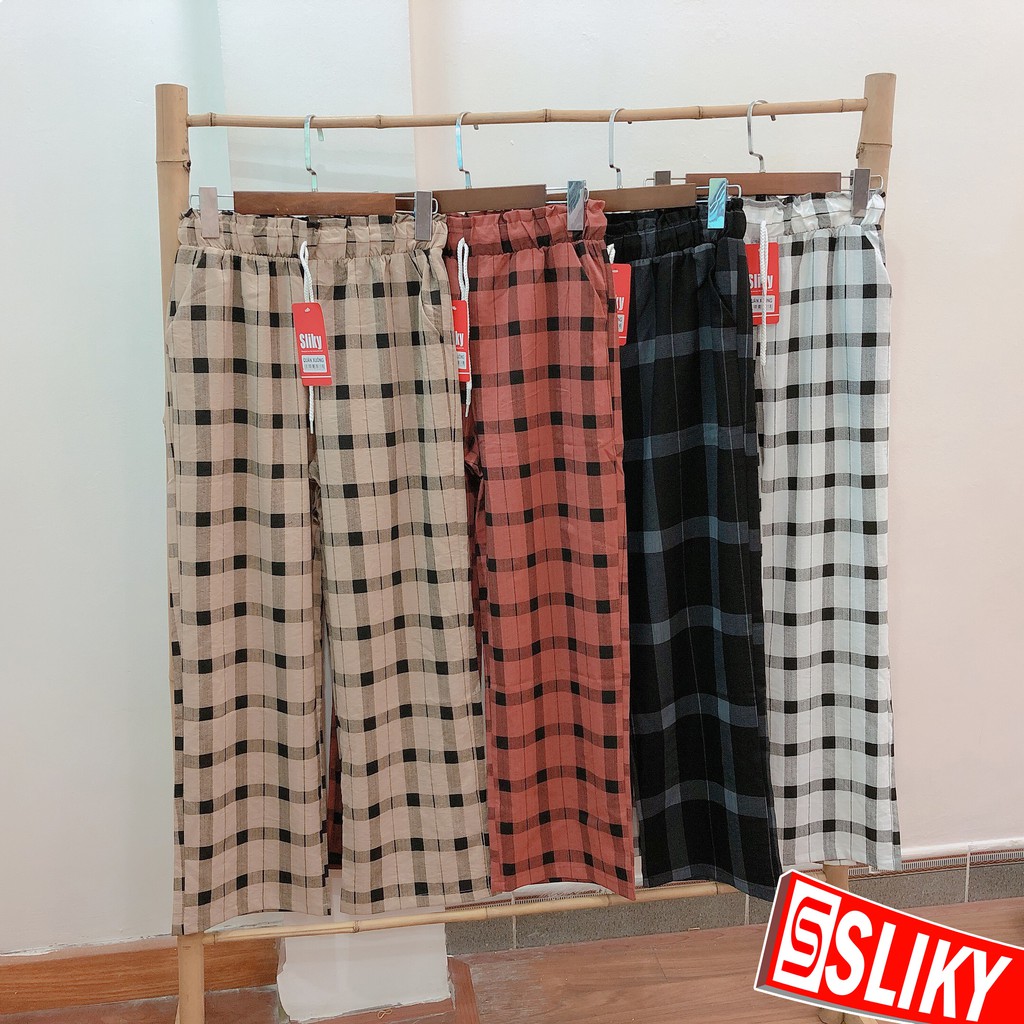Quần Caro Đũi 🌸 Baggy Siêu mát - QCN | BigBuy360 - bigbuy360.vn