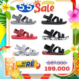 Giày saado | giày sandal nam nữ quai dù đế bánh mì