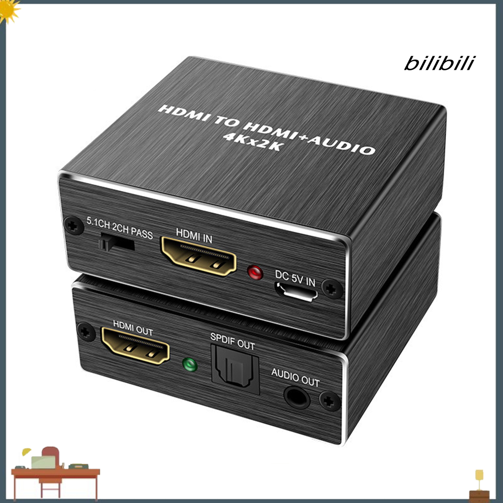 Bộ Chuyển Đổi Âm Thanh G1Bilibili Hdmi-Compatible Sang Spdif + R / L Hd 5.1 4k 2k