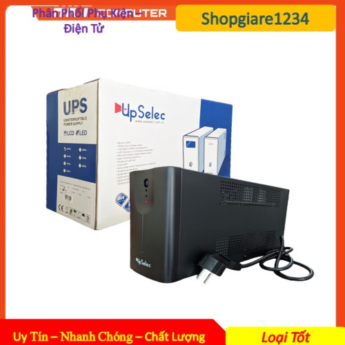 [Mã 252ELSALE hoàn 7% đơn 300K] Bộ lưu điện Upselect 500VA US500 - Bảo hành 36 tháng