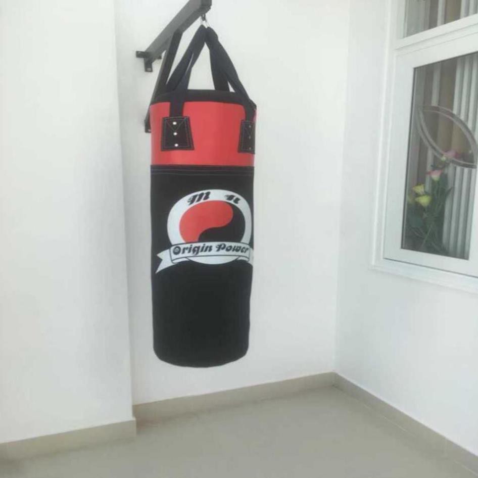 Bao cát boxing nhồi hoàn thiện đấm BOX cho trẻ em 6t tới 14t kích thuốc 60cm