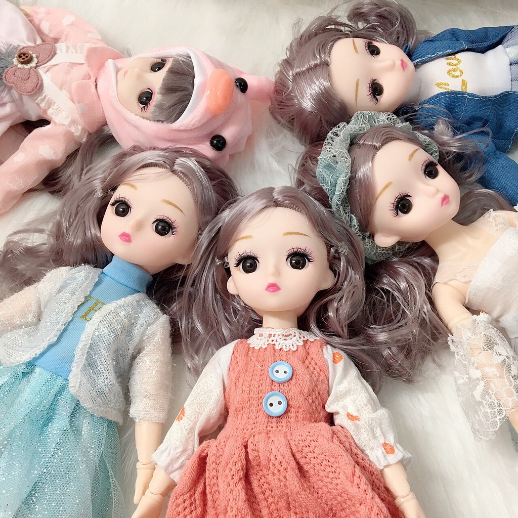 Búp Bê 22 Khớp 30cm bjd 1/6 Kèm Quần Áo