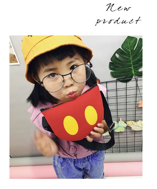 [Deal sock] Túi Đeo Chéo Mini Bằng Da PU Xinh Xắn Cho Bé Gái