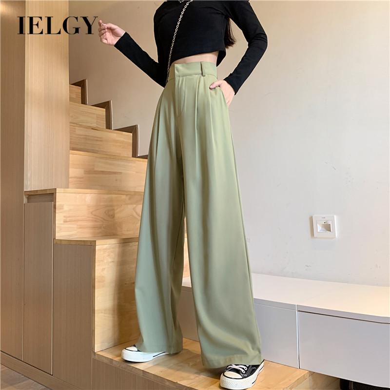 Quần ống rộng IELGY kiểu mỏng thời trang cho nữ