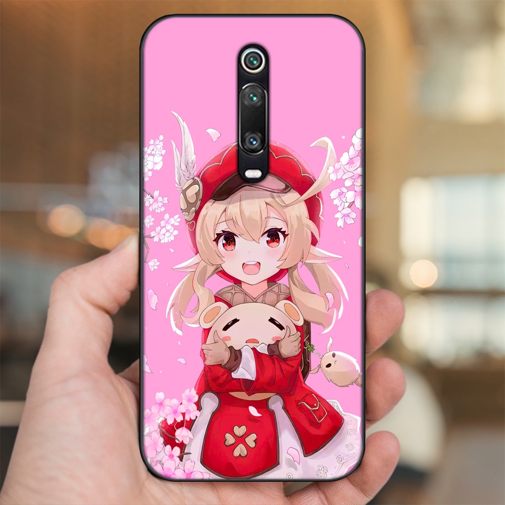 Ốp lưng Xiaomi K20, K20 Pro, Mi 9T viền đen in hình Klee Genshin Impact