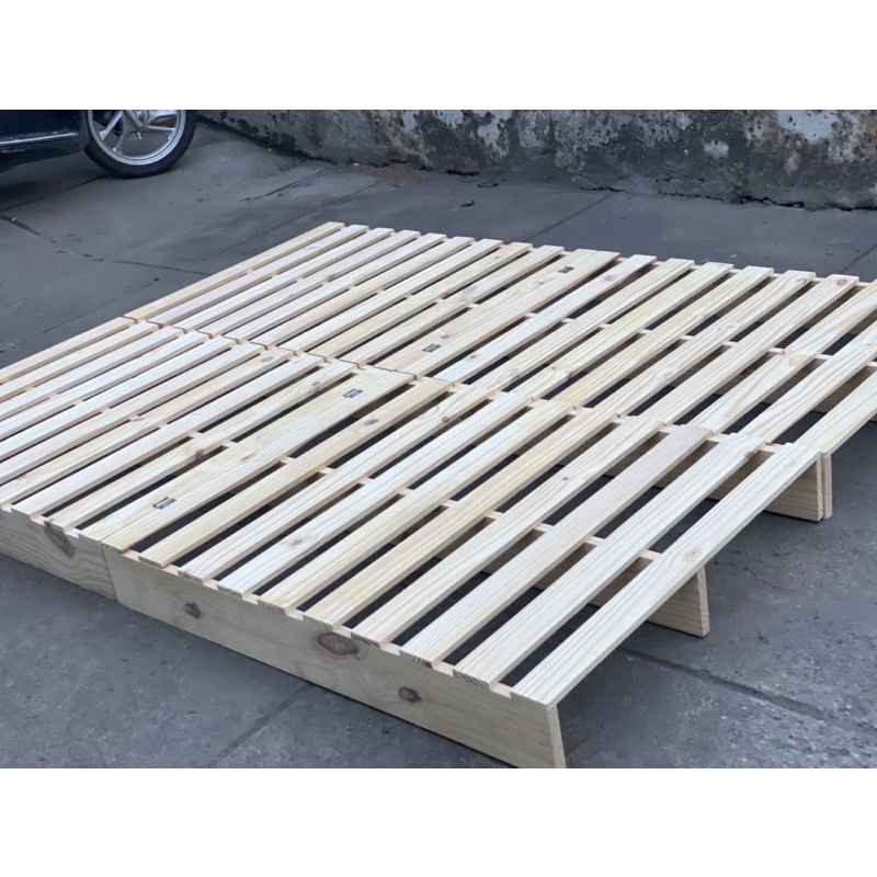 [Mã LIFEBKA5 giảm 10% tối đa 1 Triệu đơn 500k] GIƯỜNG PALLET CAO 12&amp;15CM GỖ THÔNG MỚI 100% GIÁ GỐC TẬN XƯỞNG