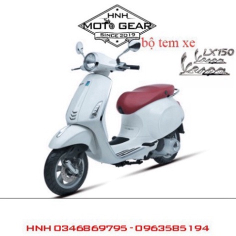 Tem Logo Vespa Lx 150 Chính Hãng