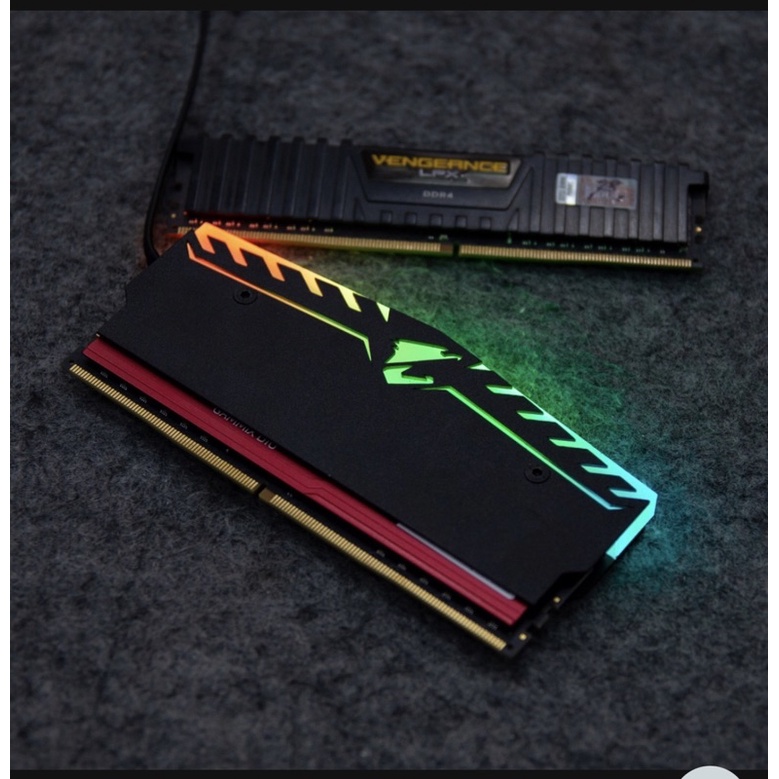 Tản Nhiệt Ram D2 D3 D4 Trang Trí Máy Tính LED RGB - Jack Cắm 3pin