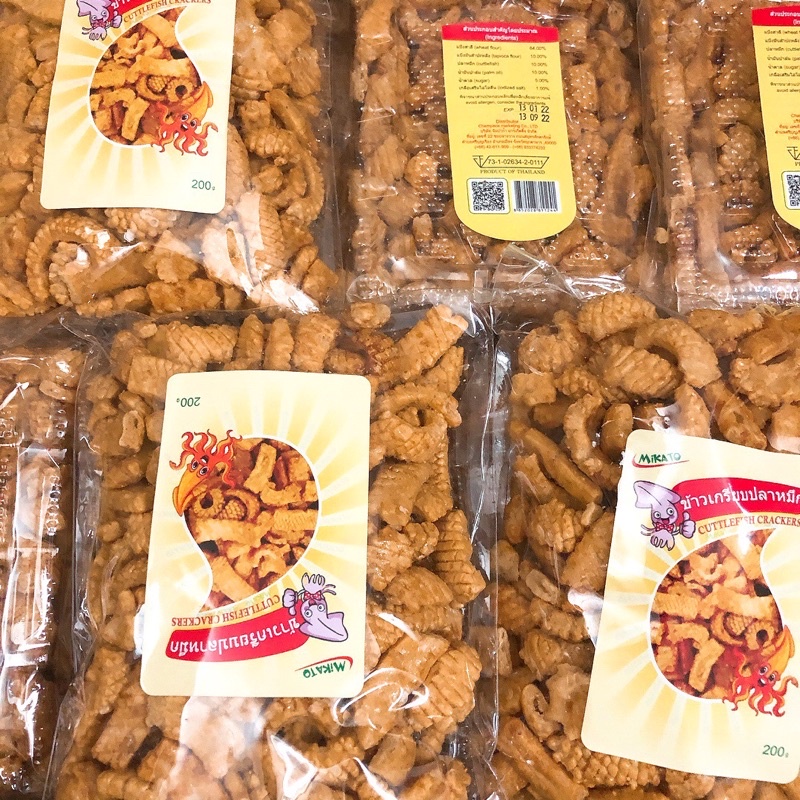 Bim bim mực Thái Lan mikato 200g