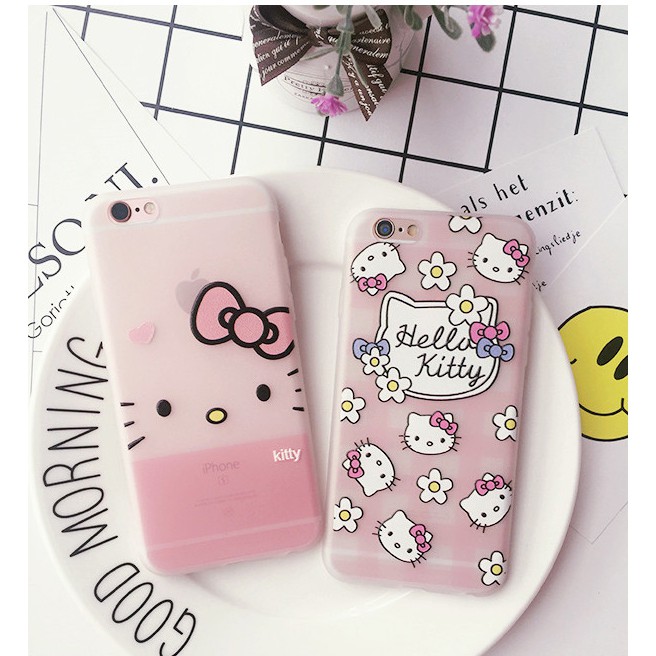 Ốp Lưng Iphone - Kitty Nơ - 5/5s/6/6s/6+/6s+/7/8/7+/8+