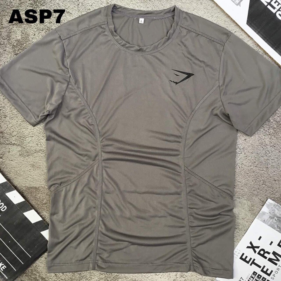 Áo thể thao nam Gym Shark phối sườn