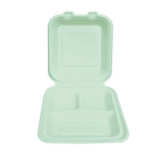 Hộp bã mía GRACZ 3 ngăn - gói 50 cái