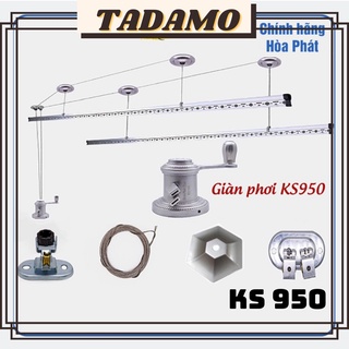 Giàn phơi thông minh KS950 Hòa Phát - Hàng chính hãng - Nội thất Tadamo