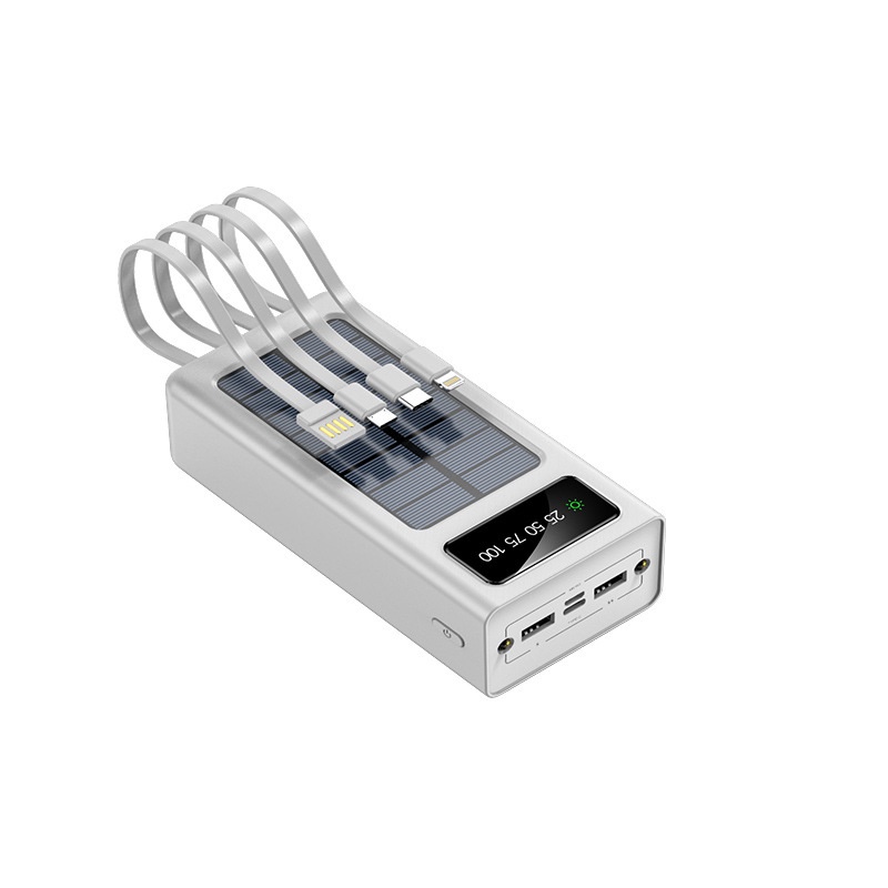 Sạc Dự Phòng Sử Dụng Năng Lượng Mặt Trời Siêu Mỏng Dung Lượng 10000Mah/ 20000 Mah/ 30000mah