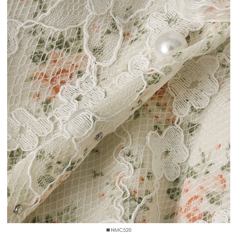 Áo Bra Nữ Bralette Ren Hoa Nút Ngọc Sexy Sang Chảnh