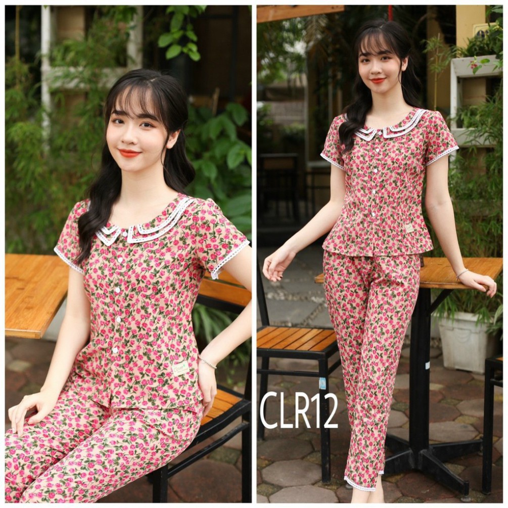 bộ cộc tay lụa mã clr12 sang chảnh
