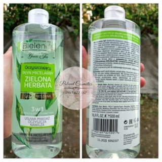 Nước tẩy trang trà xanh bielenda green tea herbata Balan ( bill đủ)