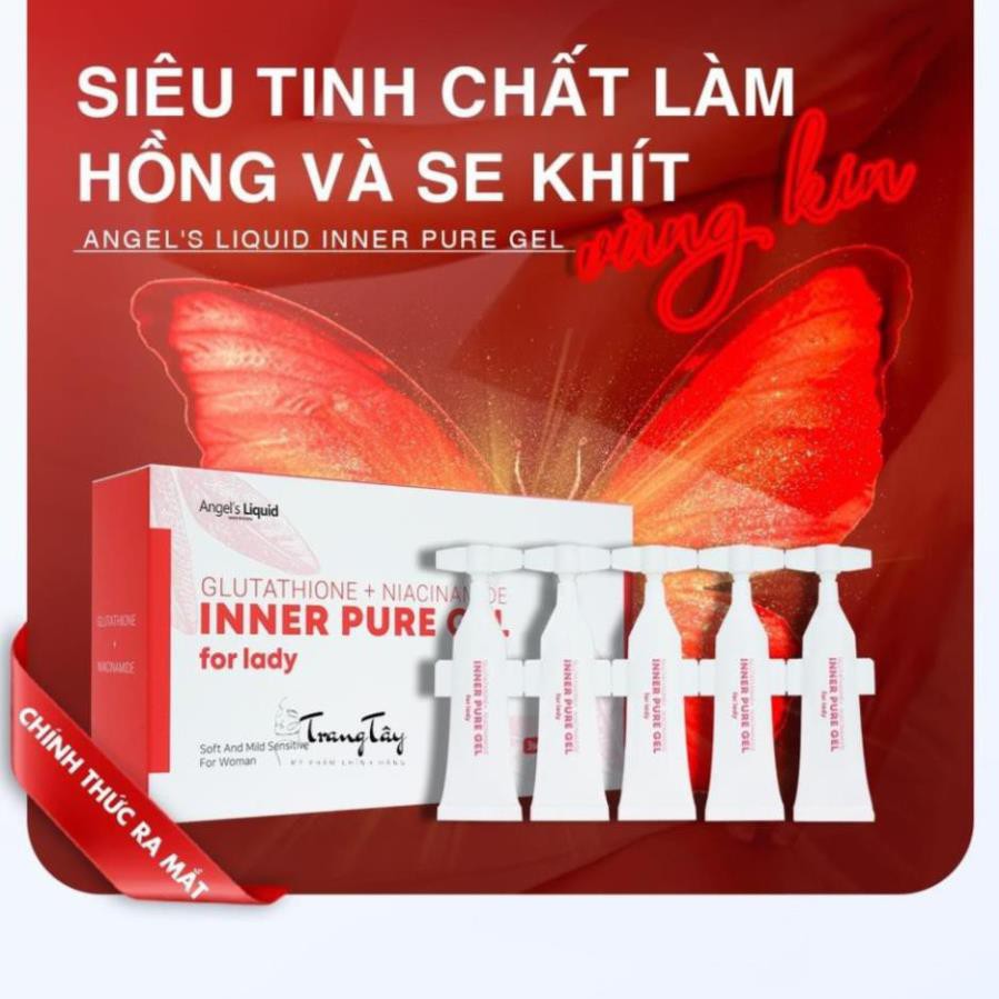 LẺ ỐNG SIÊU TINH CHẤT LÀM HỒNG SE KHÍT VÙNG KÍN ANGEL'S LIQUID GLUTATHIONE PLUS NIACINAMIDE INNER PURE GEL